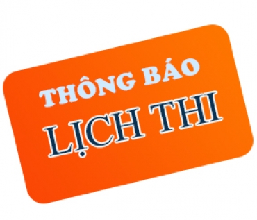 Lịch thi Học kì 1 năm học 2024 - 2025