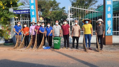 Thực hiện ra quân tổng vệ sinh môi trường trong trạng thái bình thường mới sau khi dịch COVID-19