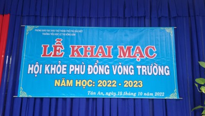 Hội khỏe phù đổng vòng trường năm học 2022 - 2023